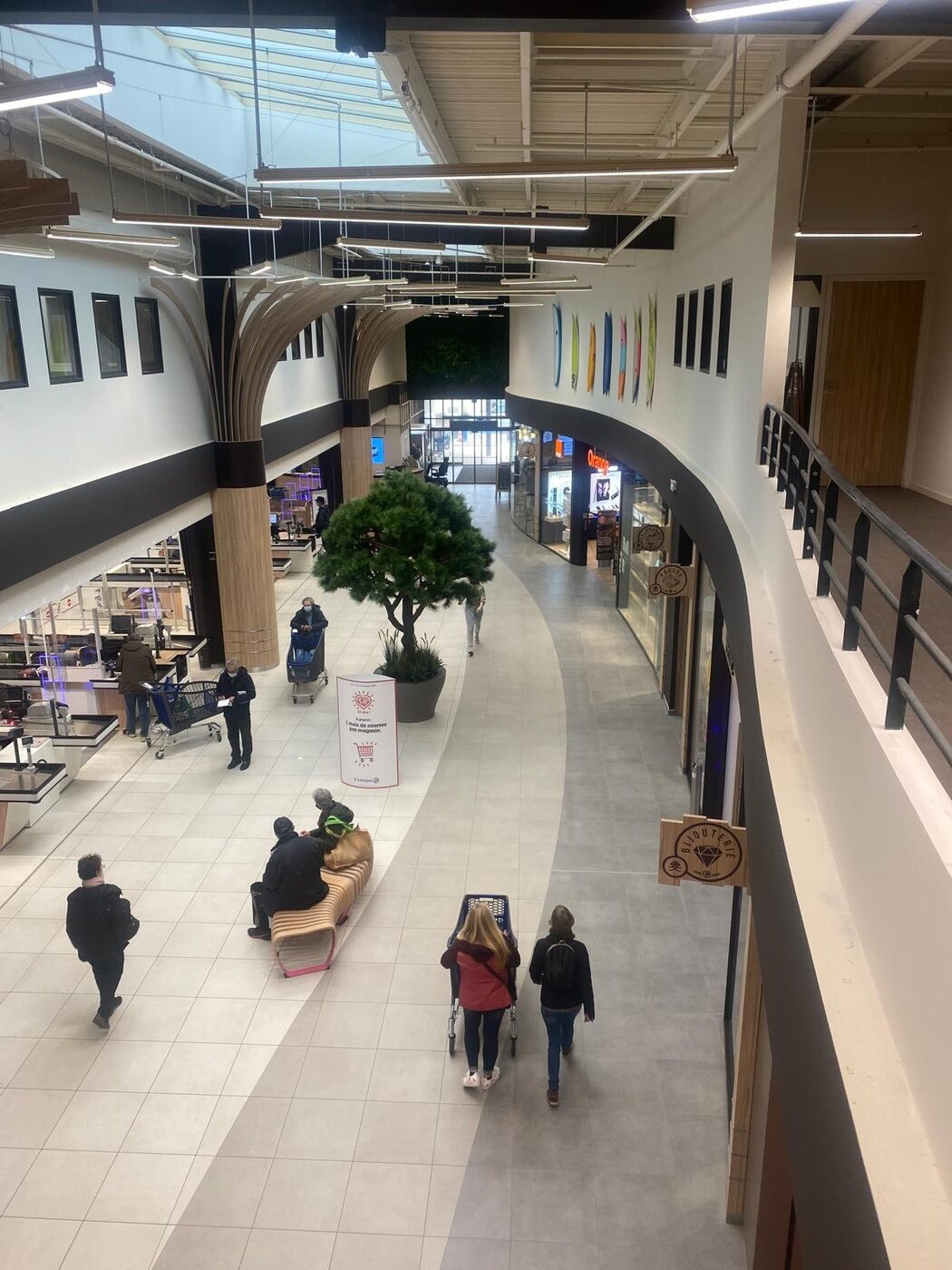 Galerie marchande revêtement